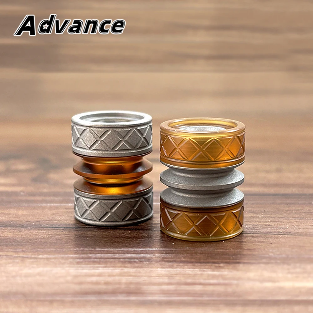 Columnar Titanium Alloy/PEI Bead Paracord Accessories Titanium Beads Rope Keychain Bracelet DIY Zipper Pendant