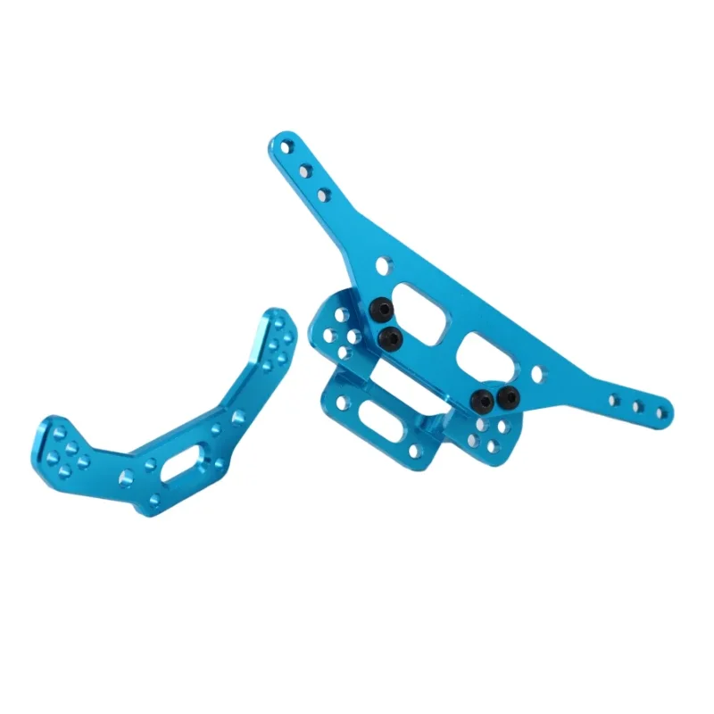 Soporte de Amortiguador Delantero y Trasero de Aleación CNC para Coche RC Tamiya DF-03 DF03 1/10, Piezas de Mejora