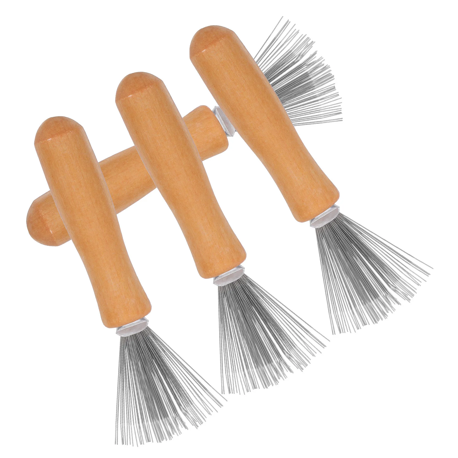 4 قطع من مشط تنظيف الشعر، إزالة سريعة وإجمالي للشعر المدمج، عملي ومريح للاستخدام اليومي #3