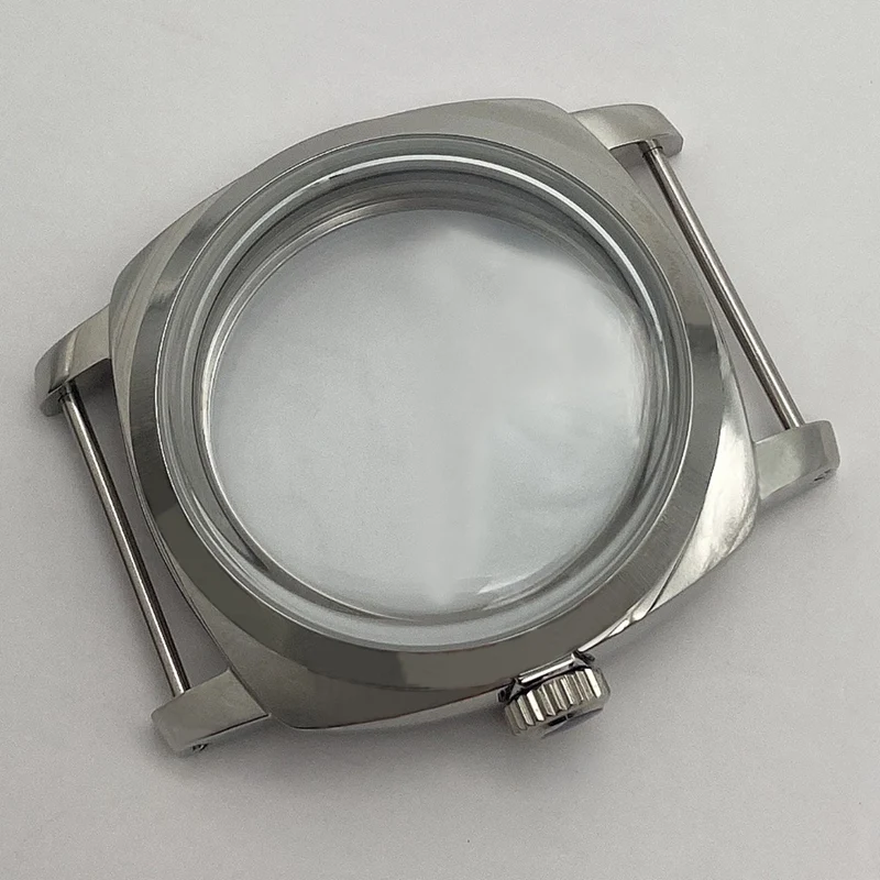 47Mm 316L Stainless Steel Polished Watch Case For Seagull ST3600 Movement Repair Parts Is Suitable For ETA 6497 6498