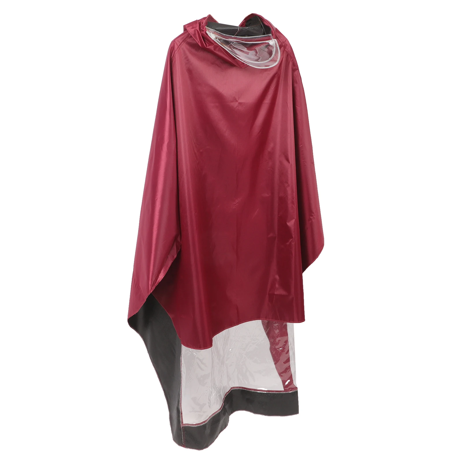 

Adult 4XL Cycling Rain Poncho Rainproof Raincoat Double Hoods for Cycling Travel Outdoor Lightweight Reusable Poncho Red