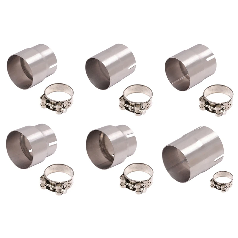 Motorfiets Uitlaatpijp Diameter Omvormer Motorfiets Rvs Reducer Adapters Accessoires