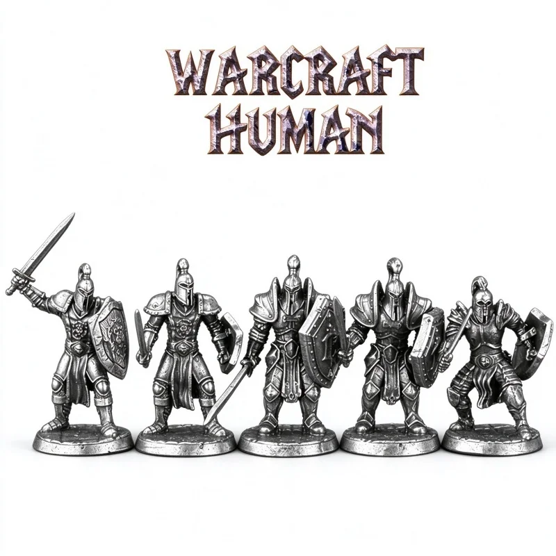Metal Soldier Series Miniature Figures, Board Game Chess Pieces, Desktop Decoration Craft, Tabletop Wargame Collectible Figures