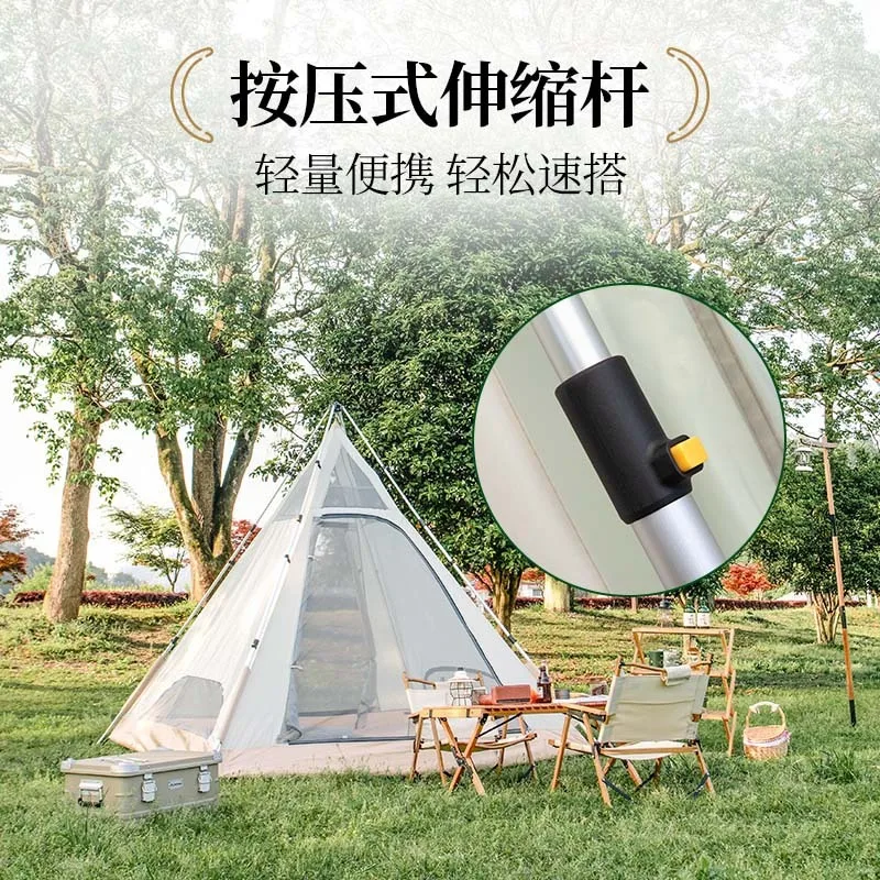 Уличная автоматическая палатка, портативная складная индийская полевая палатка, хлопковая пирамида с защитой от дождя и солнца