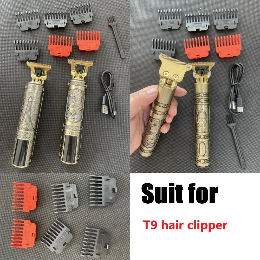 1Set T9 Haar Clipper Wachen Guide Kämme Trimmer Schneiden Guides Styling Werkzeuge Befestigung Kompatibel 1,5mm 2mm 3mm 4mm 6mm 9mm