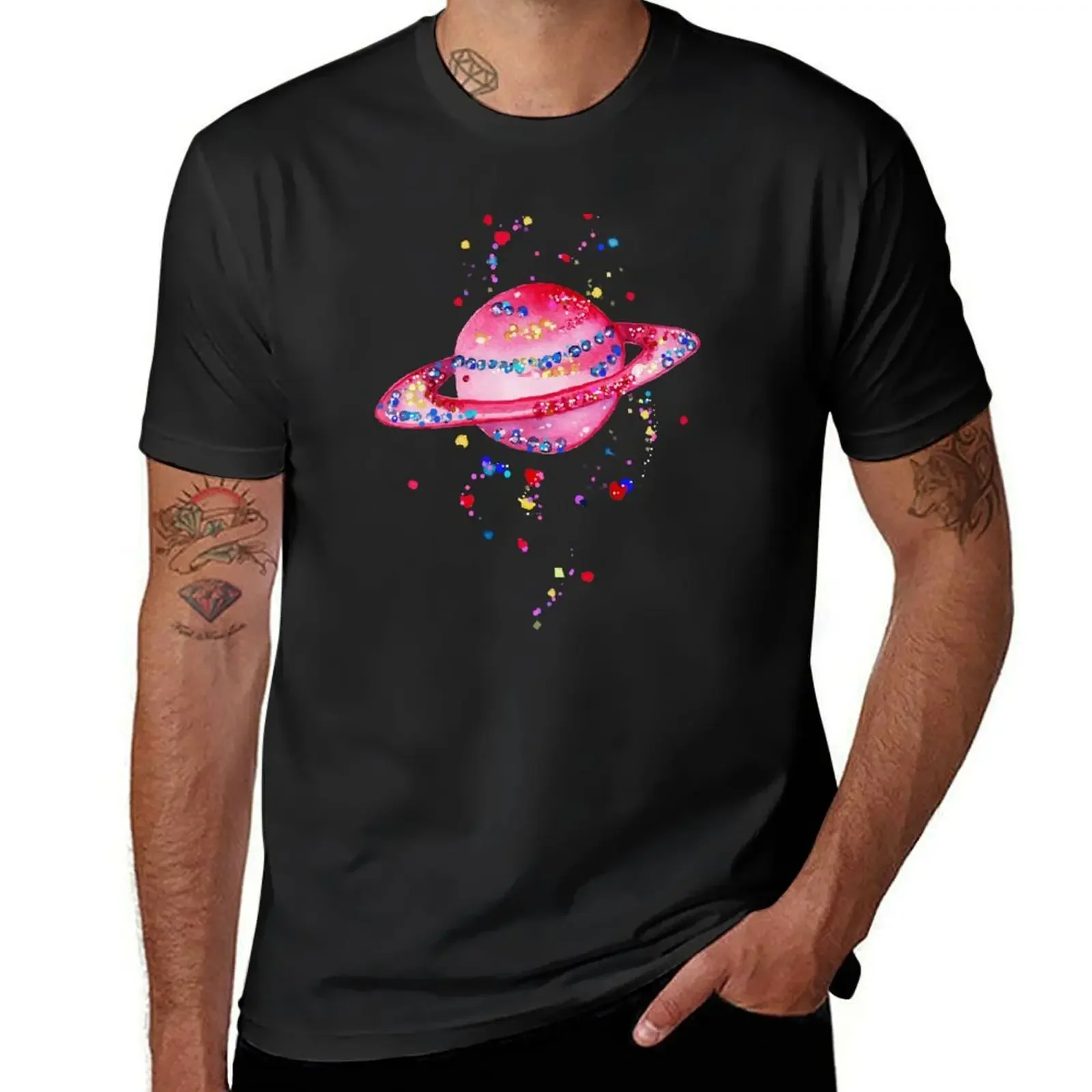 Satellite - Pink T-Shirt essential t shirt for a boy customs design your own mens fashion