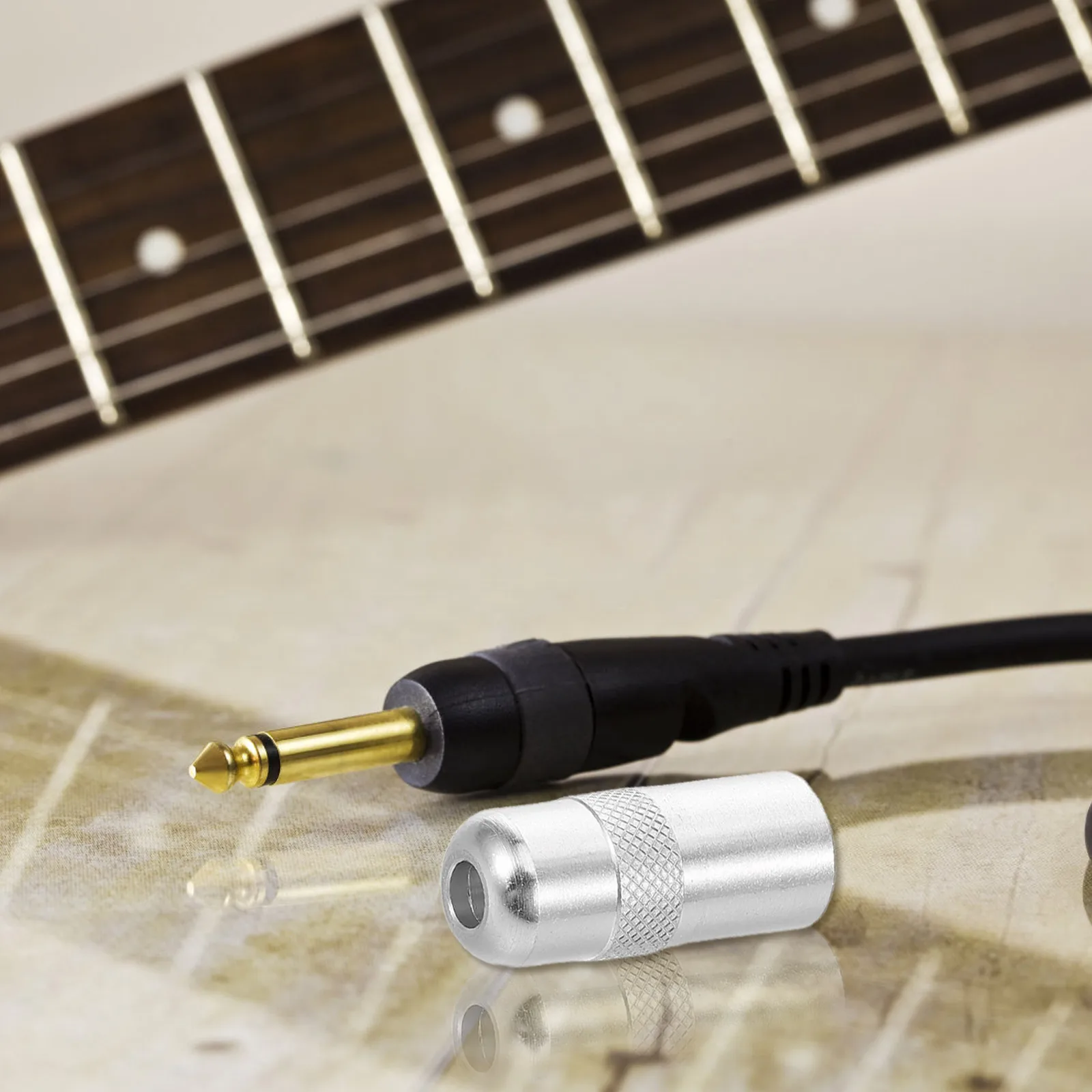 

30Mm Aluminum Guitar Endpin Jack Ferrules Vintage-Style Sound Enhancement Stable Performance Clear Audio Transmission For