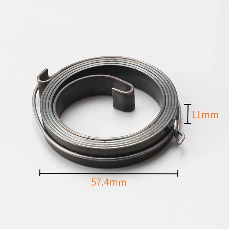 Starter Spring Metal Recoil Pull Start Starter Spring Assembly Compatible For 52/58 Chain Saw Rewind Starter Replacement ста