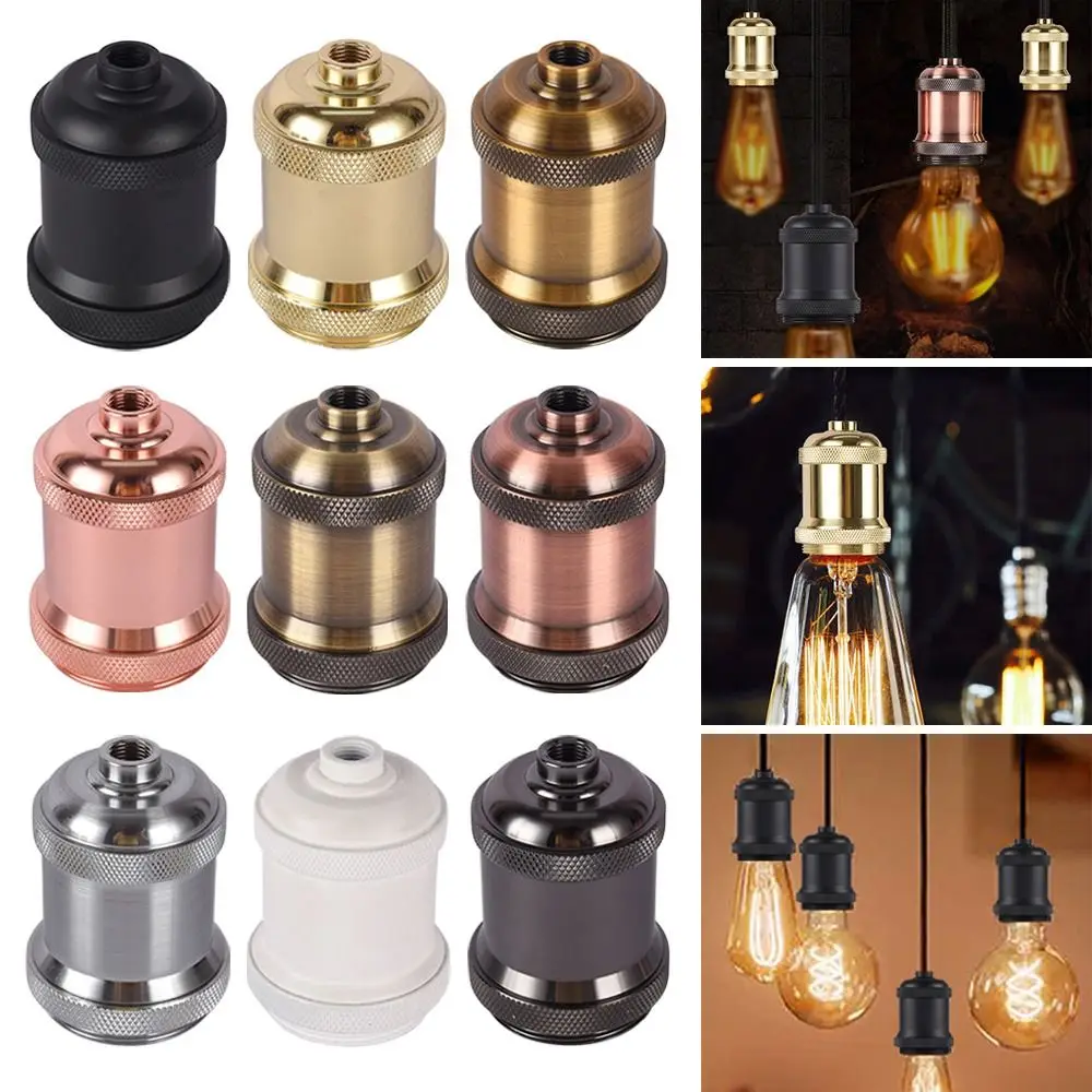 

Practical Antique E27 Vintage Lights Bulb Socket Vintage Durable Lamp Holder Industrial Lamp Accessories Home For decor