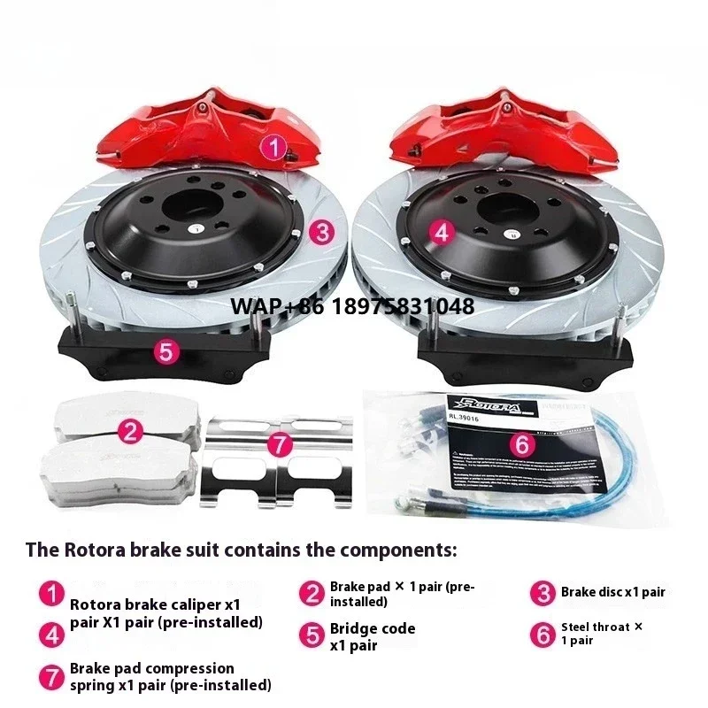 Rotora Modified Front Brake Calipers for C209 W203 C180 W207 CLA New Condition; for Golf Focus  Hilux Models