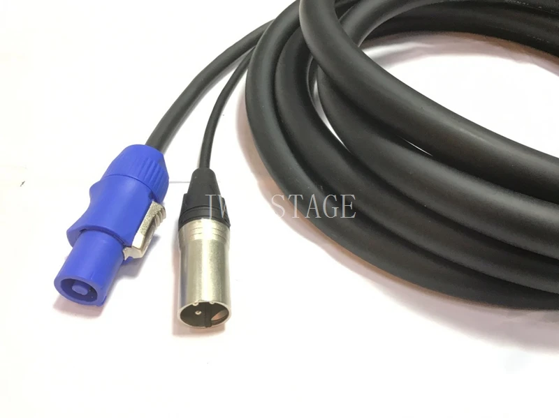 1meter 3*2.5mm2 Stage Lighting Power Cable DMX Signal 2-In-1 Display Screen Lighting Power Signal Cables