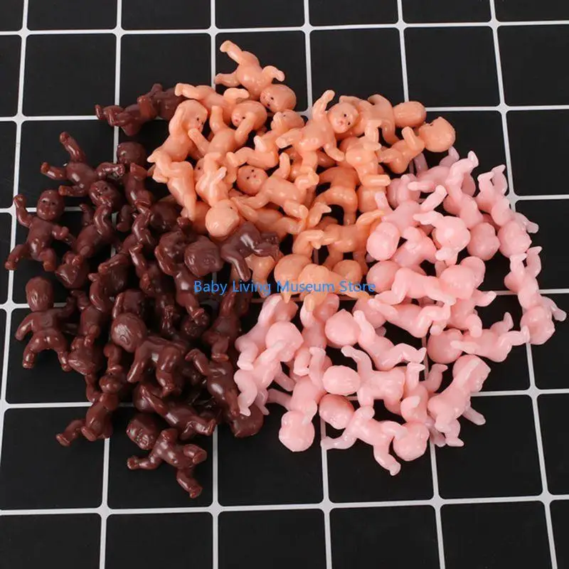 

P31C 10PCS/SET MODEL MINI BABY для кукол Миниатюрная модель детская фигурчанка Микро декор для тортов
