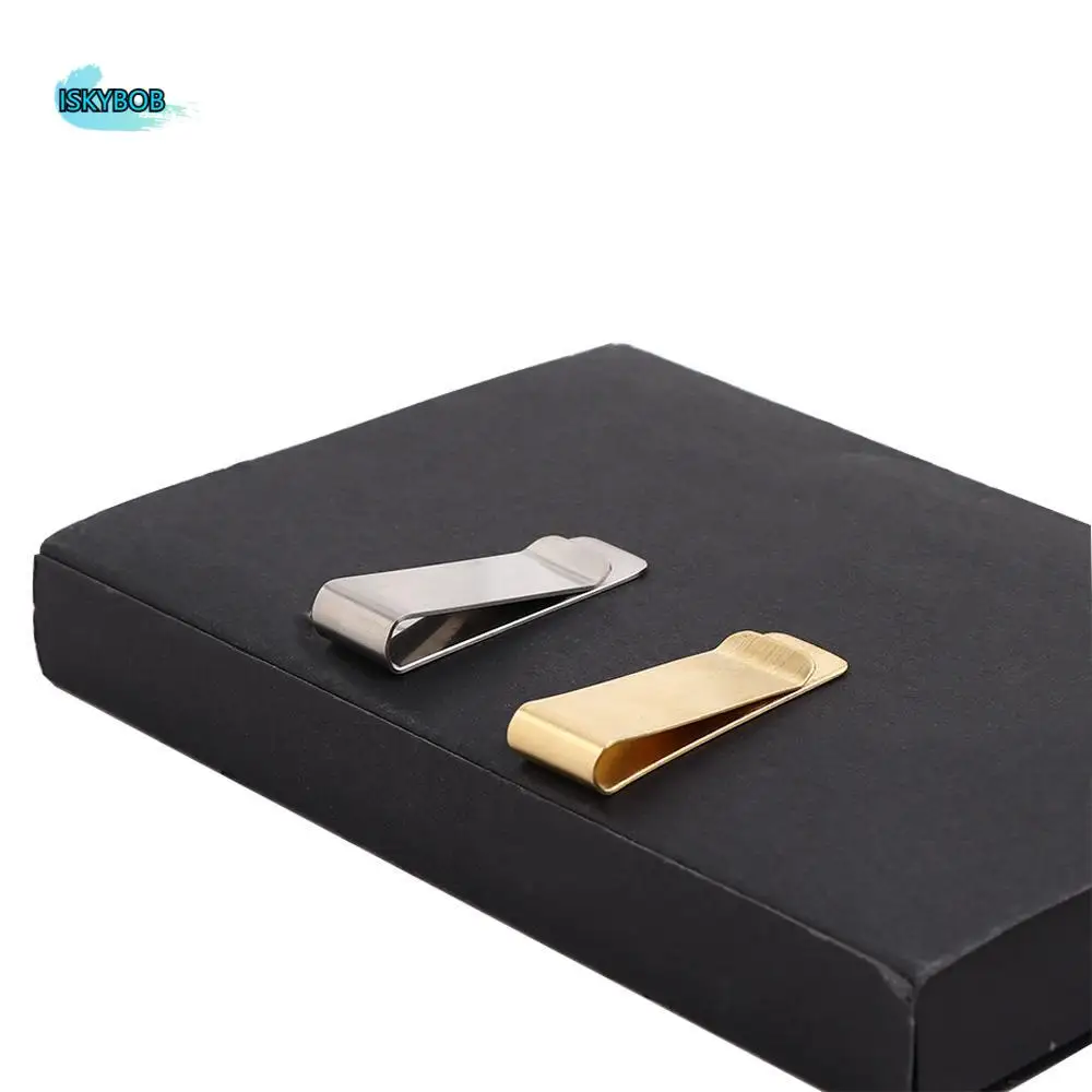 

Design Fashion Money Metal Holder 2 Colors Silver Metal Clamp Gold Color Wallet Credit Card ID Clips Cash Clamp Money Clip