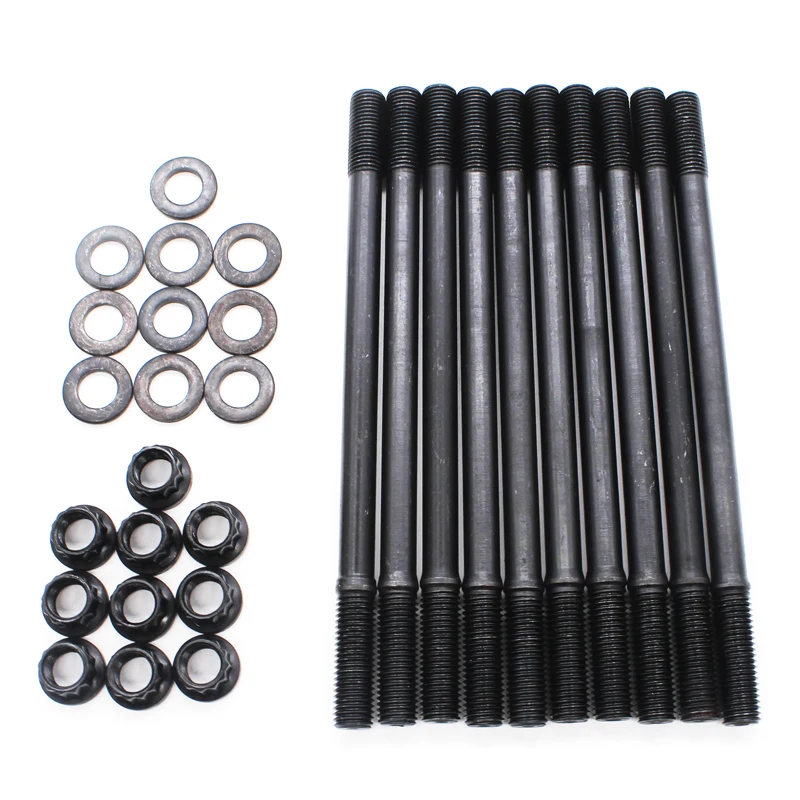 For Honda Acura Integra GSR B18C1 B18C5 B20VTEC Cylinder Head Stud Kit Black