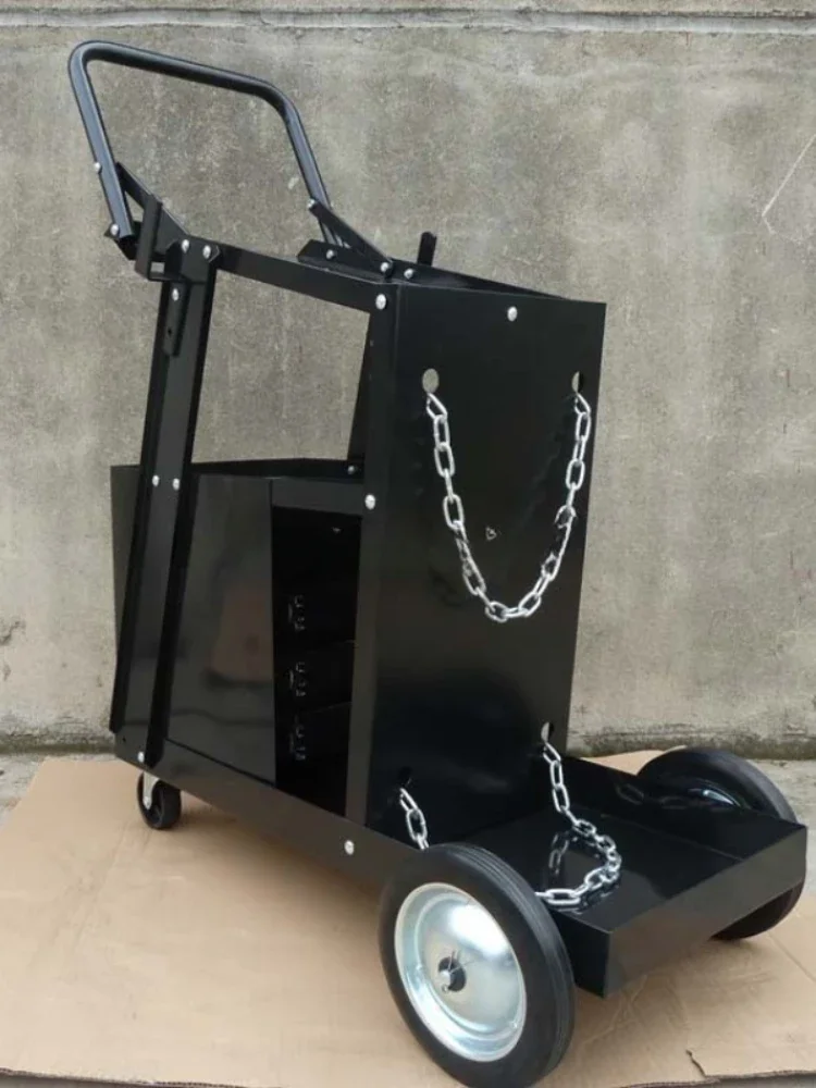 hand trolly push with handle welding cart