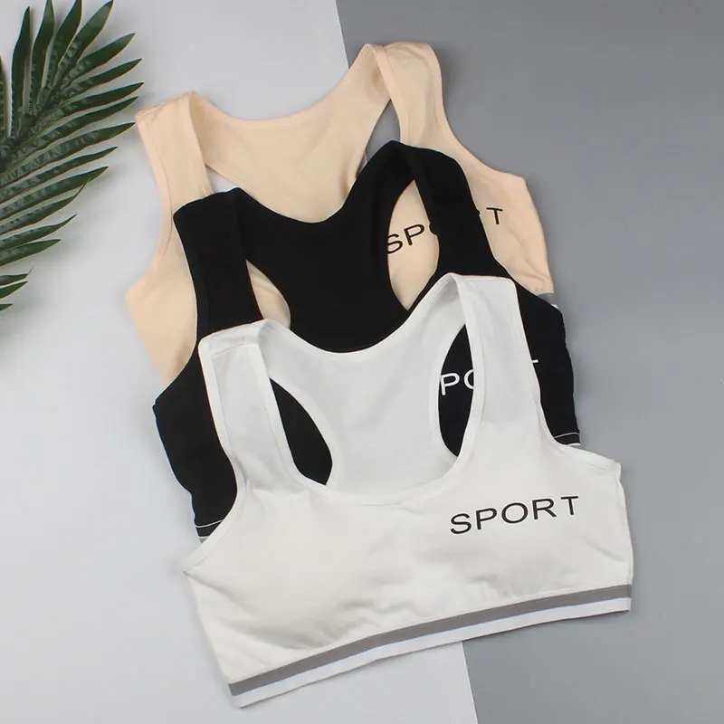 

Lovely Puberty Bra Kids Developmental Adolescents Girls Underwear Bras Children Vest Underclothes Sport Undies Clothes Bra 2025