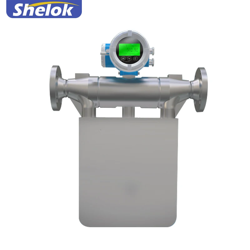 

Shelok DN 250 Modbus RTU RS-485 Коммуникационный материал Сел Топливо Масло Кориолис Micro Motion 0,1% FS Высокоточный массовый расходомер