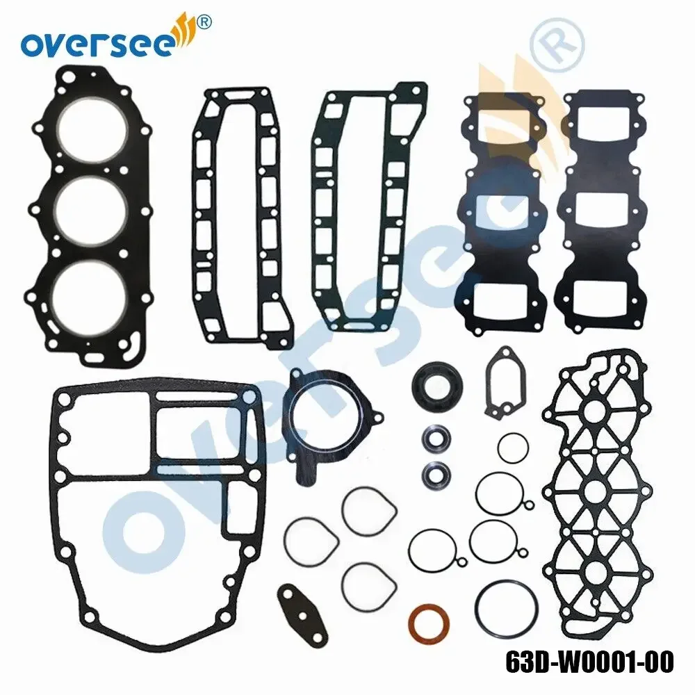6H4/63D Crankshaft & Power Head Rebuild Kit STD For Yamaha 2T 40HP 50HP 3 Cyl 40TRC Outboard Engine