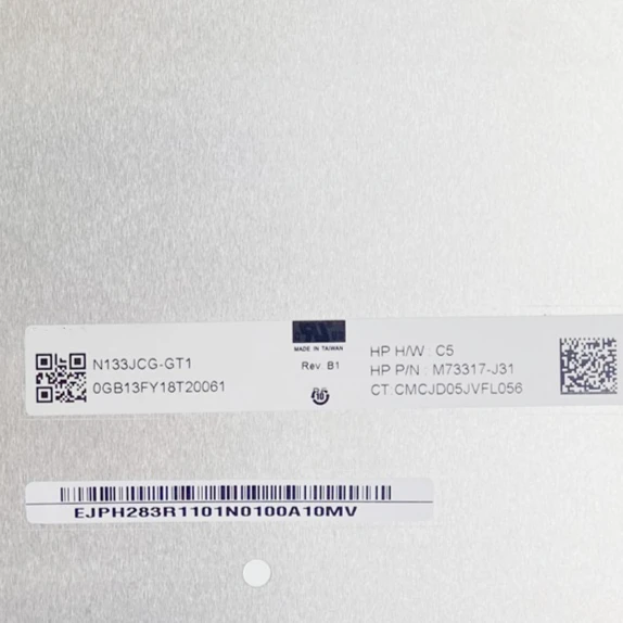 

N133JCG-GT1 13,3-дюймовый 1920x1200 EDP 30-контактный ЖК-экран для ноутбука, матрица