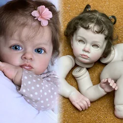53-55CM Tutti Reborn Baby Doll Kits Painted DIY Blank Reborn Doll With Cloth Body Vinyl Parts Kit Reborn Sin Pintar