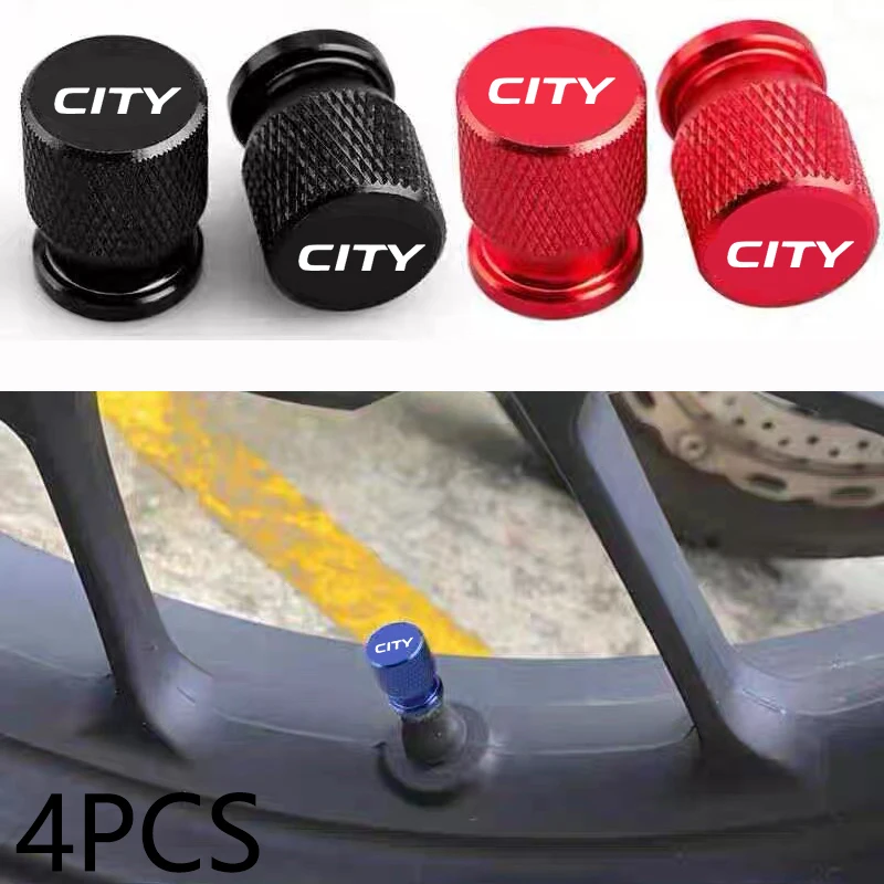 

Car Wheel Tire Valve Caps Tyre Stem Covers Airdust Waterproof CITY