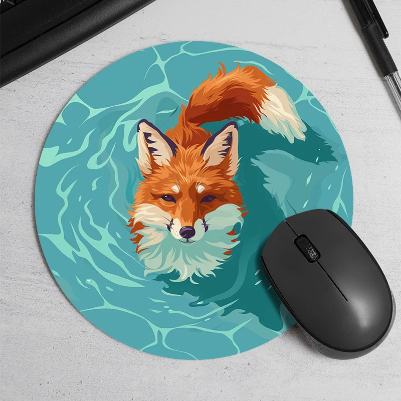 

Orange puppy mouse pad, high-definition printed rubber, anti-slip and washable computer mechanical keyboard pad, high quality