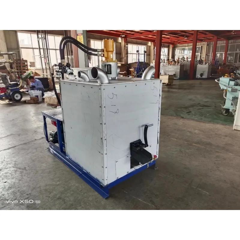 Thermoplastic Paint Preheater Road Marking Single Tank Preheater Kettle Boiler For Hot Melt Line Painting
