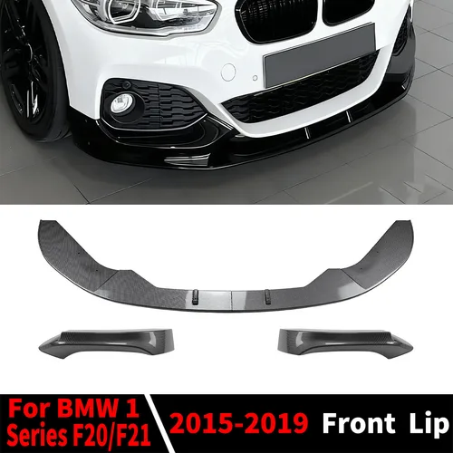 Cubierta difusora de barbilla, accesorios de sintonización para BMW 1 Series F20 F21 2015-2019 M versión deportiva MP, protector divisor frontal, labio de parachoques