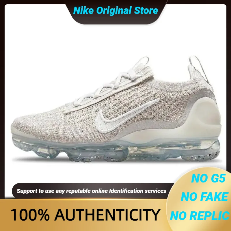 Nike Air VaporMax 2021 FK Light Bone Women\'s Sneakers shoes DH4088-001 With Original Box