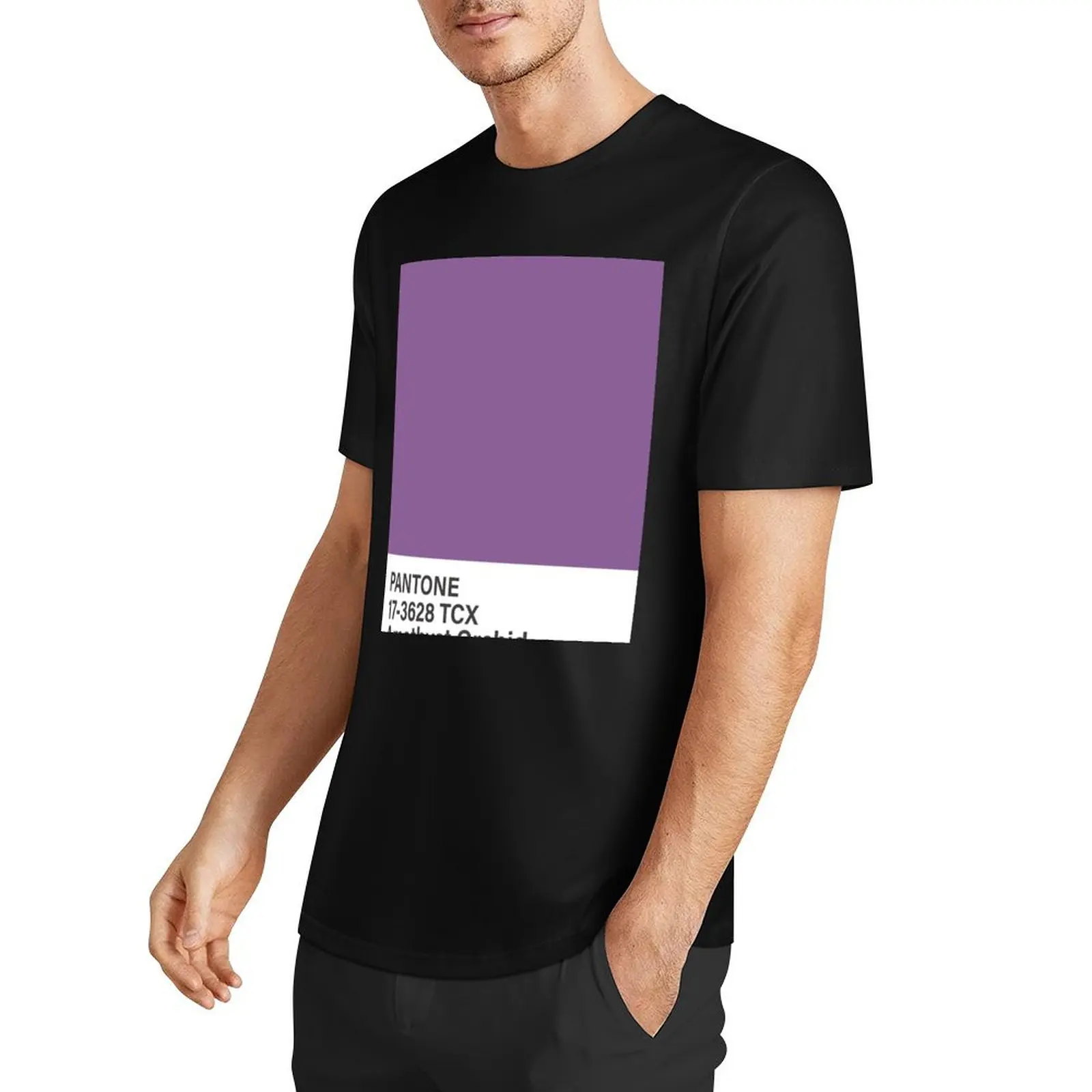 pantone 17-3628 TCX Amethyst Orchid T-Shirt plus size clothes custom shirt anime clothes Men's t-shirts