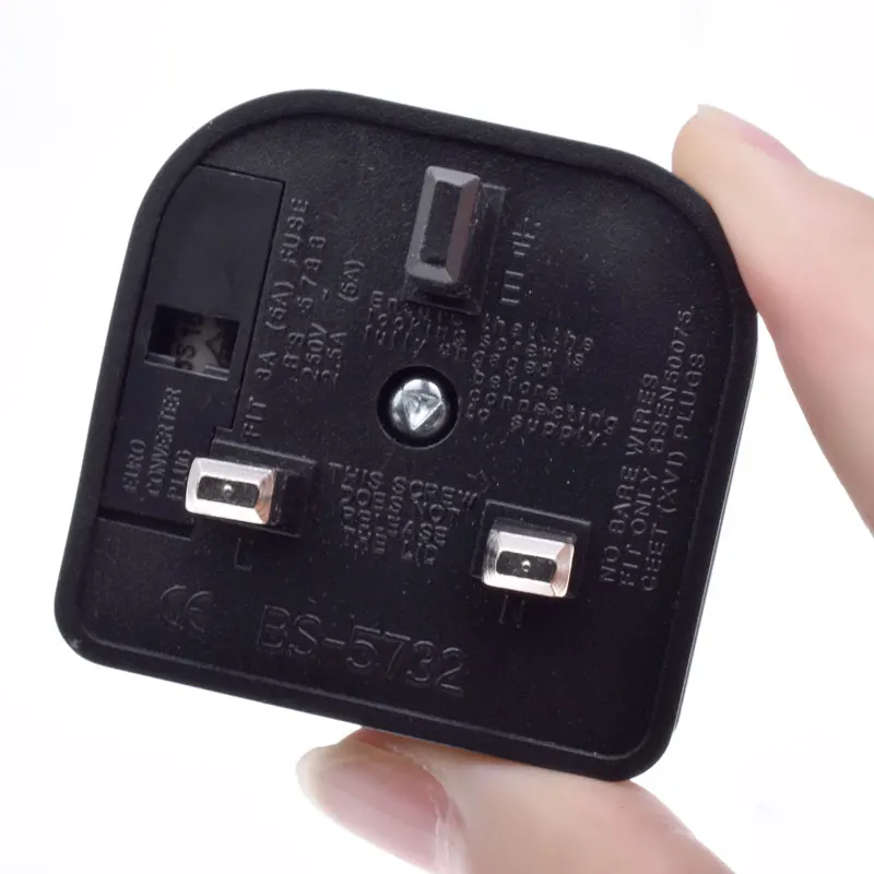 

Китайский стандарт, американский двухконтактный разъем в британский стандартный преобразователь мощности для зарядки туризма Гонконга, Малайзии, Сингапура