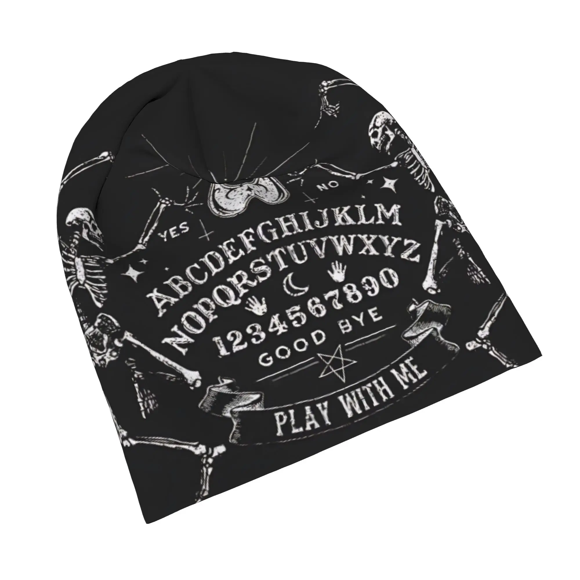Ouija Eye Board Skullies Beanies Hats Skull Summer Men Women Outdoor Caps Warm Dual-use Bonnet Hat