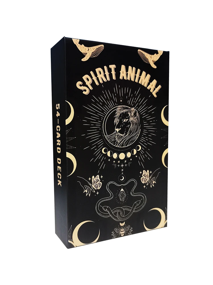

10.3*6cm Spirit Animal Oracle Cards - 54 Cards with Meanings On Them for Beginners Oracle Great Gift fo