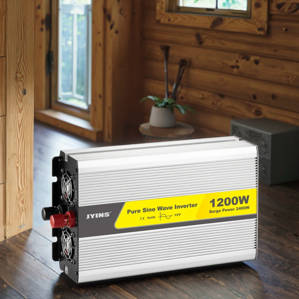 1200 واط 1200 واط 12 فولت/24 فولت السيارات إلى التيار المتناوب 110 فولت/120 فولت/220 فولت/230 فولت موجة جيبية نقية محولات السيارات الشمسية خارج الشبكة عاكس الطاقة