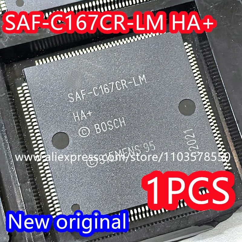 New Original Saf-C167Cr-Lm Ha+ Packaged Qfp-144 16-Bit Single-Chip Microcontroller (2Pcs)