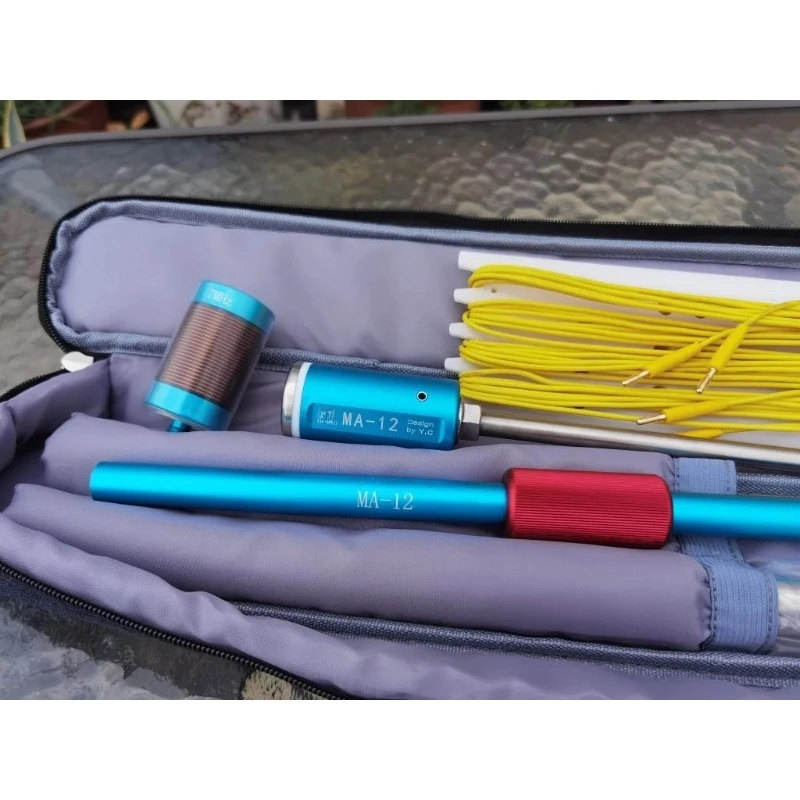 MA-12 V3.2 Portable GP Shortwave Antenna Complete Set Adjustable Rod Ground Wire HF Radio Receiving Transmitting Antenna Kit