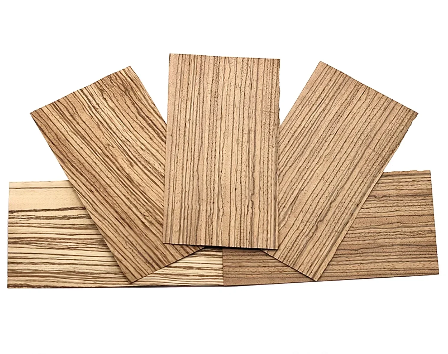 

10PCS/LOT L:200x90x0.5mm Guitar Head Decorative Zebra Stripe Wood Veneer Marquetry Sheets Guitar Exotic Wood Veneer