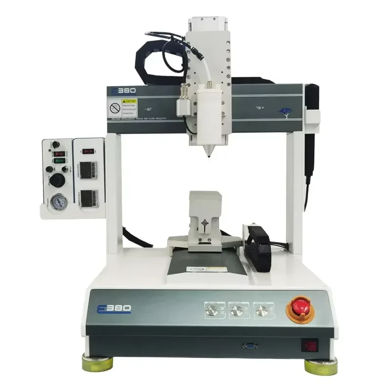 XYZ 3 axis desktop hot melt adhesive automatic numerical control dispensing machine dispensing machine manufacturing