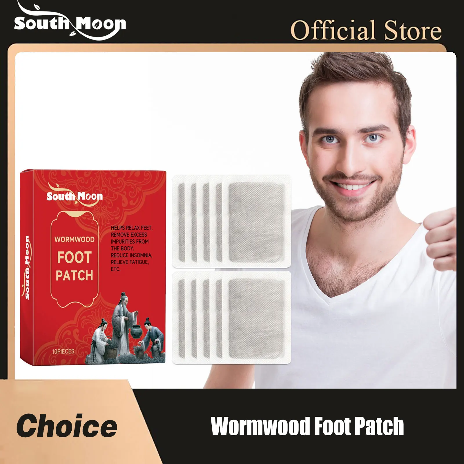 

Wormwood Foot Patches Weight Loss Reduce Pain Improve Sleep Fatigues Relieve Stress Lasting Warmth Alleviate Ache Feet Care Pads