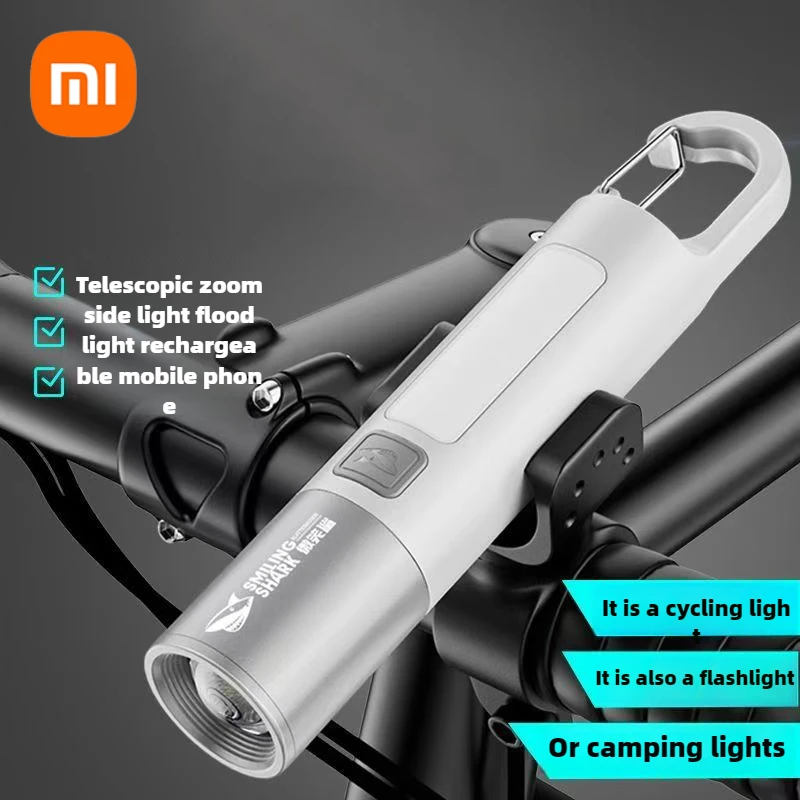 

Xiaomi Outdoor Flashlight Portable Strong Lights Variable Focus with Floodlight Side Light Long Range USB Rechargeable LED Lamp