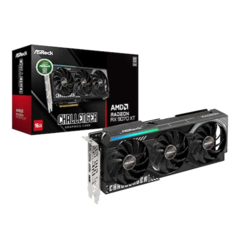 [حدث الصور 1.5 مليون] Asrock Radeon Rx 9070 Xt Challenger D6 16Gb Daewon Cts (Daewon Cts يرجى اسم العلامة التجارية ويمكن حفظها كما هو)