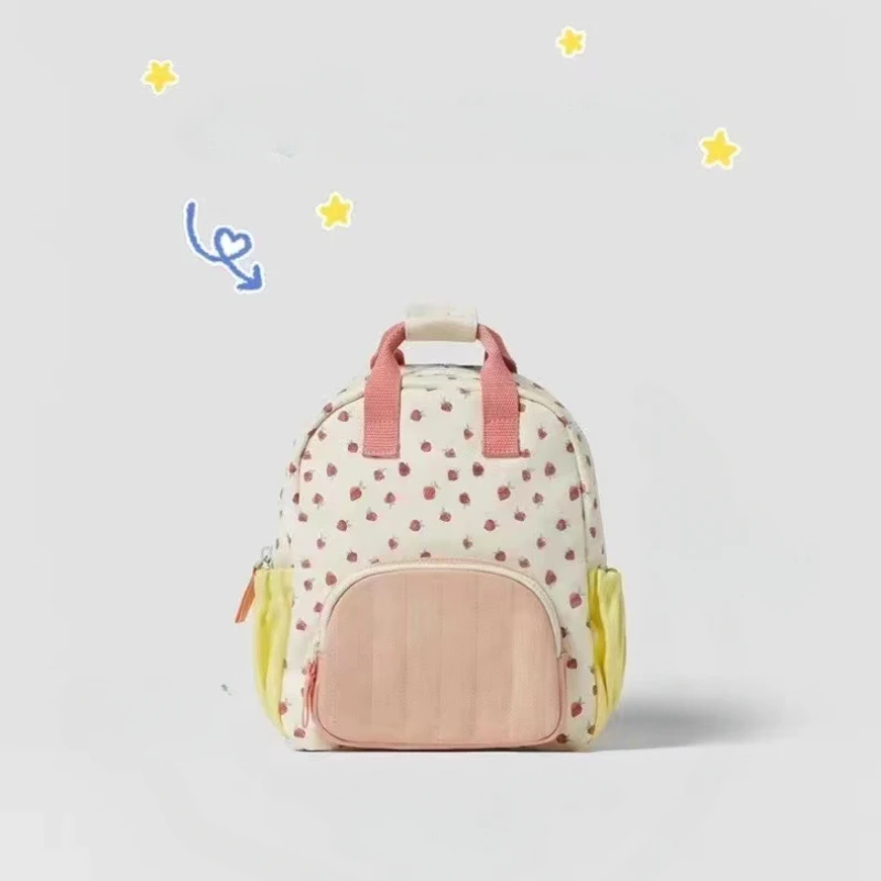 Mochila de lona dos desenhos animados para crianças, mochilas escolares fofas para mãe e filhos, mochilas infantis para meninas, Mochila Niña