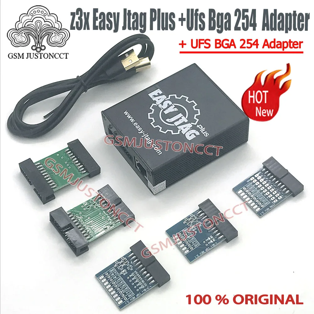 Z3x EASY JTAG PLUS Box Set, UFS BGA 254 Adapter, Original, New