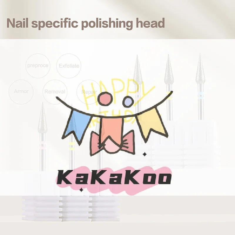 Sharp Cone Cuticle Clean Nail Drill Bit Professional Carbide Bit For Gel Polish Removal Durable Manicure Tools Nail Techs