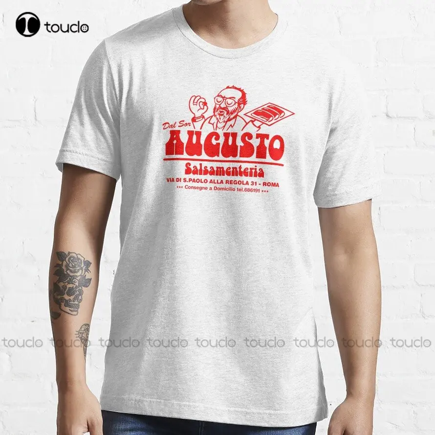 Dal Sor Augusto (Borotalco Carlo Verdone) Trending T-Shirt Custom Aldult Teen Unisex Digital Printing Tee Shirts Custom Gift