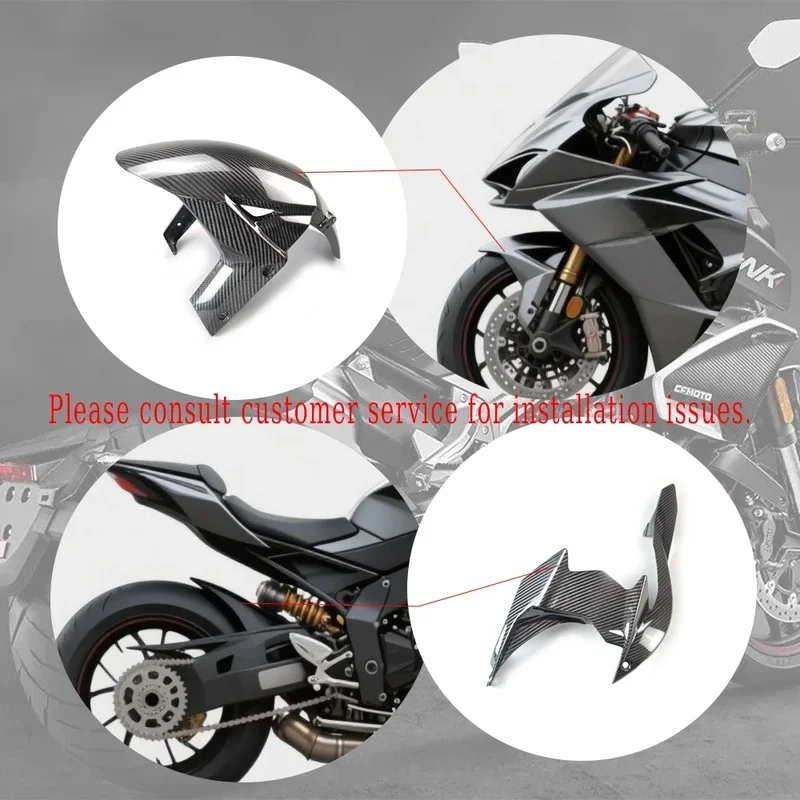 Full Set 3K Dry Carbon Fiber Body Fairing for Kawasaki Ninja H2 2018-2022 ZX1000 Motorcycle Accessories 3