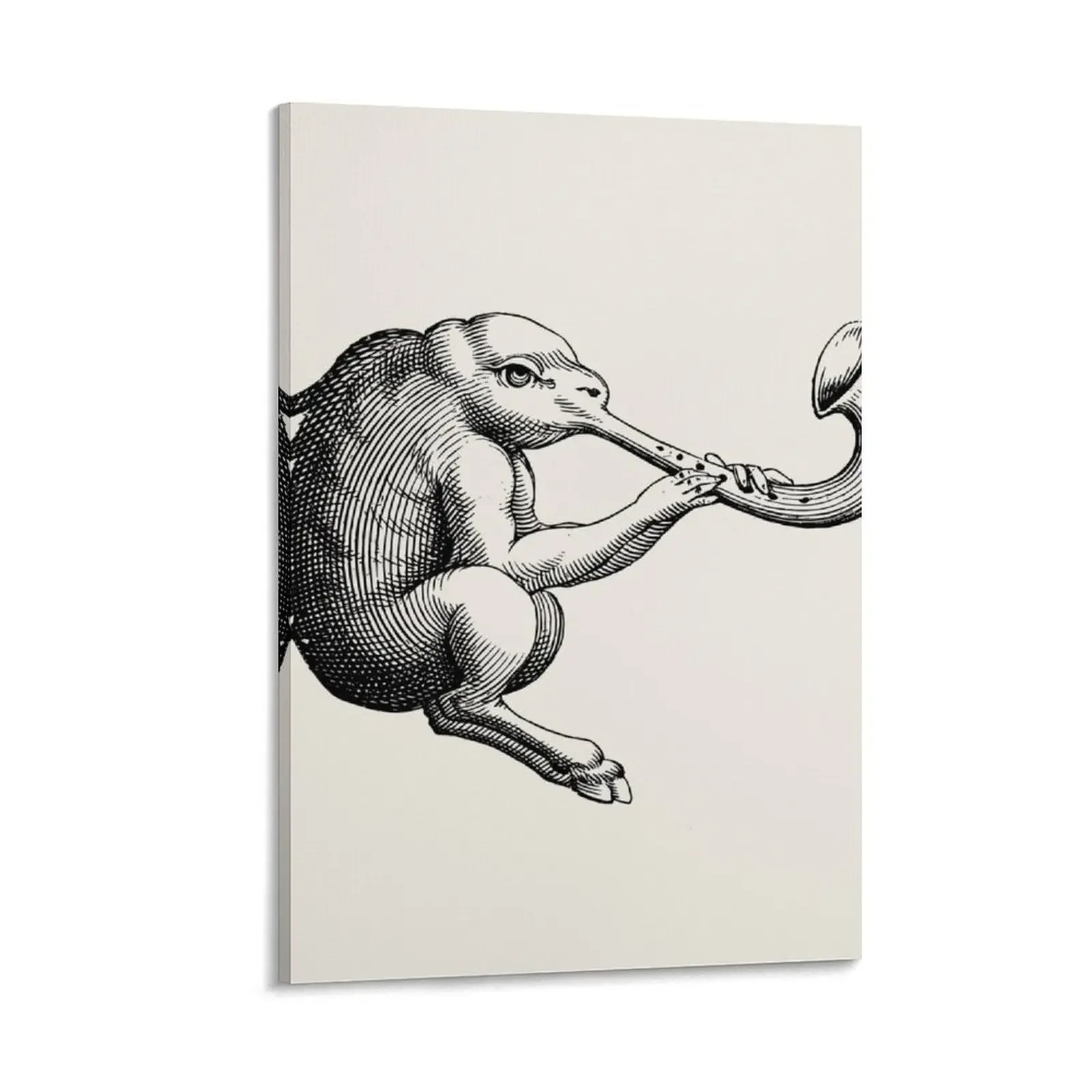 

Woodcut Demon Canvas Painting Decorative picture Wall paintings decoration aesthetic home decor interior