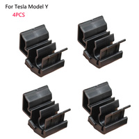 4PCS Front Bumper Box Buckle Hoods Trunk Clips Plastic Fixed Clip 1472872-00-B For Tesla Model Y 2020-2021 Car Accessories