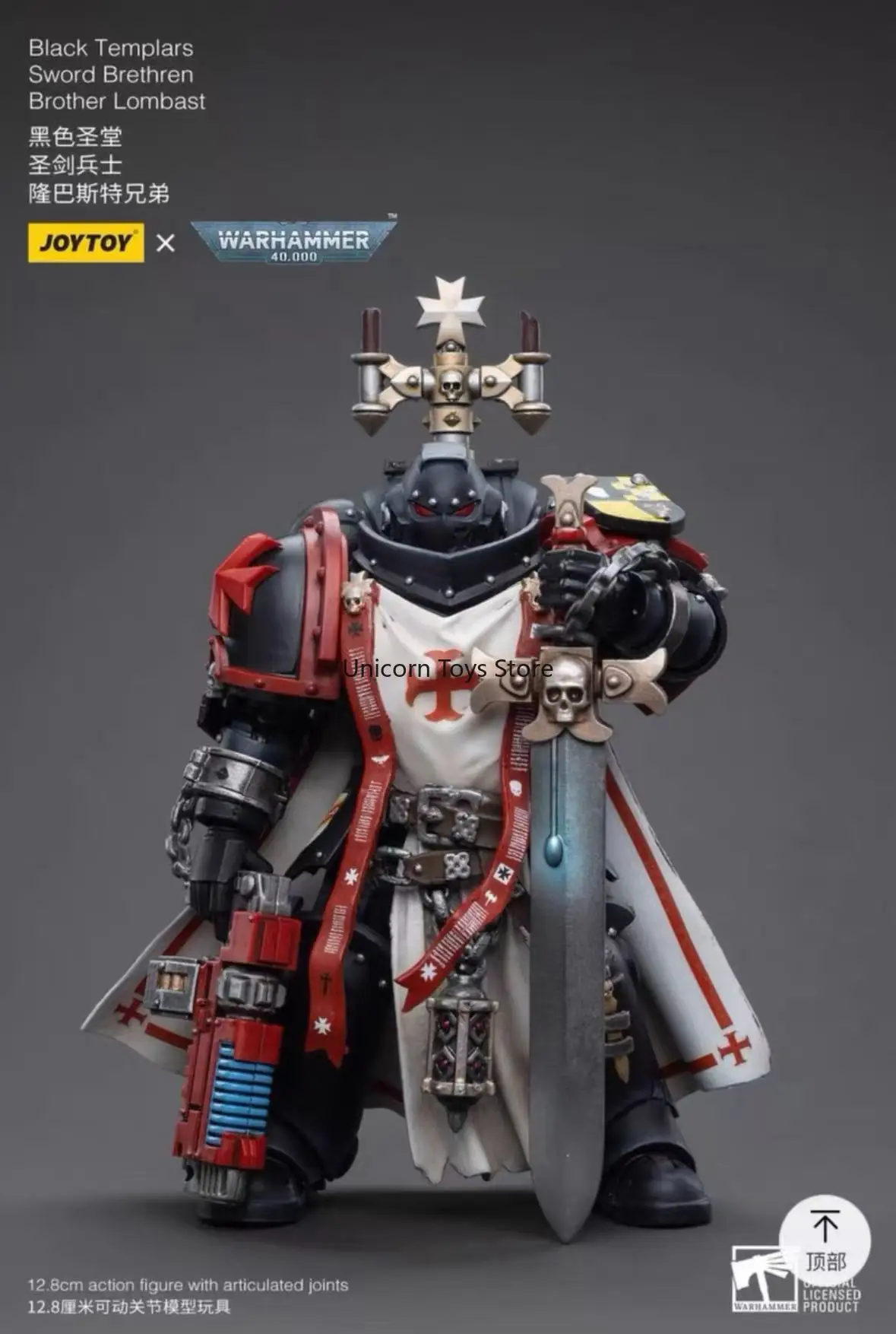 

JOYTOY Dark Source Black Temple Holy Sword Soldier Lombust Brothers 1:18 Moving Soldier Model Playing Model Spot