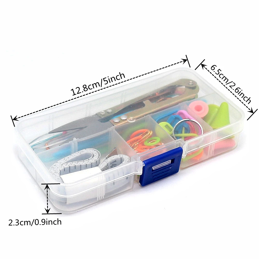 Household Knitting Tools Storage Set Kit Include Scissors Crochet Needle Soft Ruler For DIY Supplies Kids Stuff Knitting Kit